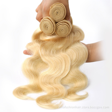Wholesale 100% Virgin Remy Hair 613 Bundles Human Hair Extensions 613 Blonde Bundles Brazilian Body Wave Human Hair Bundles